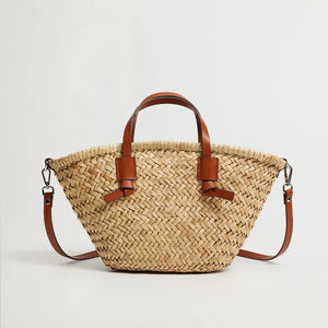 Bolsa de Palha Praia Balde Tendência Verão - Loja Palhanna