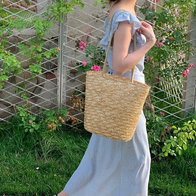 Bolsa de Palha Casual Estela - Loja Palhanna