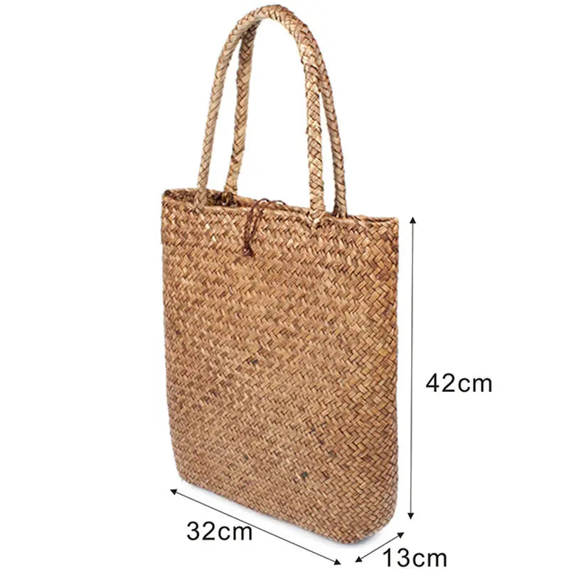 Bolsa de Palha Grande estilosa - Loja Palhanna
