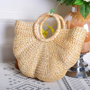 Bolsa de Palha Meia Onda - Loja Palhanna