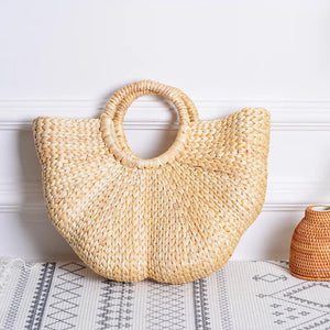Bolsa de Palha Meia Onda - Loja Palhanna