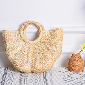 Bolsa de Palha Meia Onda - Loja Palhanna