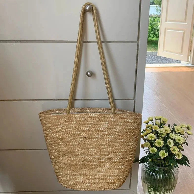 Bolsa de Palha com Alça Grande - Loja Palhanna