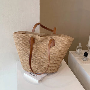 Bolsa de Palha para Praia Verão Carolis - Loja Palhanna