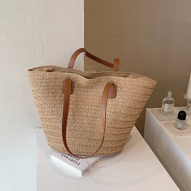 Bolsa de Palha para Praia Verão Carolis - Loja Palhanna