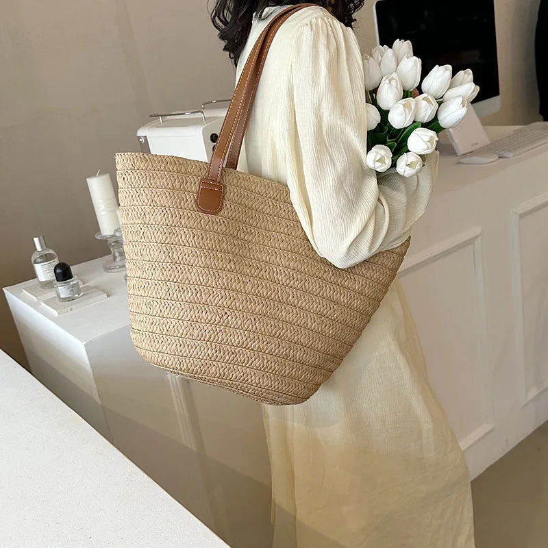 Bolsa de Palha para Praia Verão Grande - Loja Palhanna