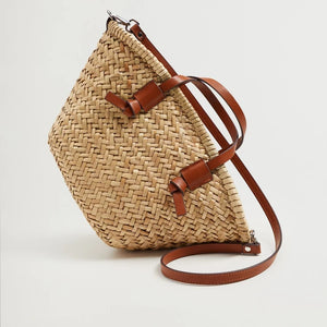 Bolsa de Palha Praia Balde Tendência Verão - Loja Palhanna